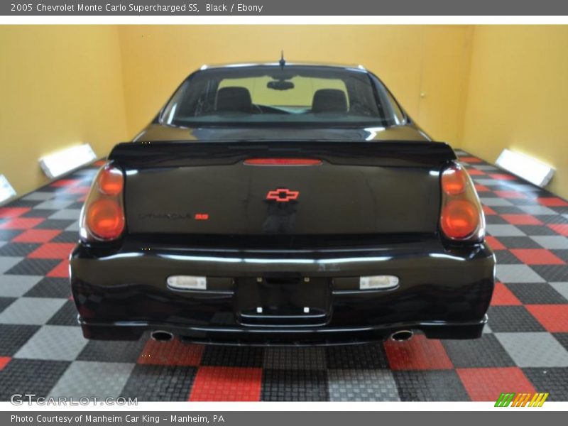 Black / Ebony 2005 Chevrolet Monte Carlo Supercharged SS