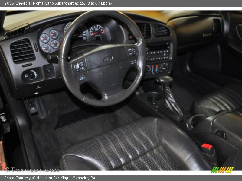 Black / Ebony 2005 Chevrolet Monte Carlo Supercharged SS