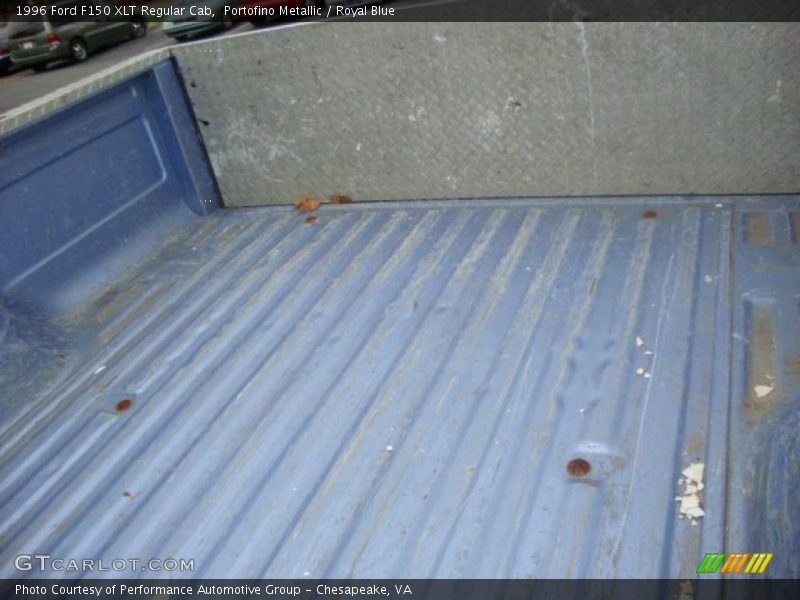 Portofino Metallic / Royal Blue 1996 Ford F150 XLT Regular Cab