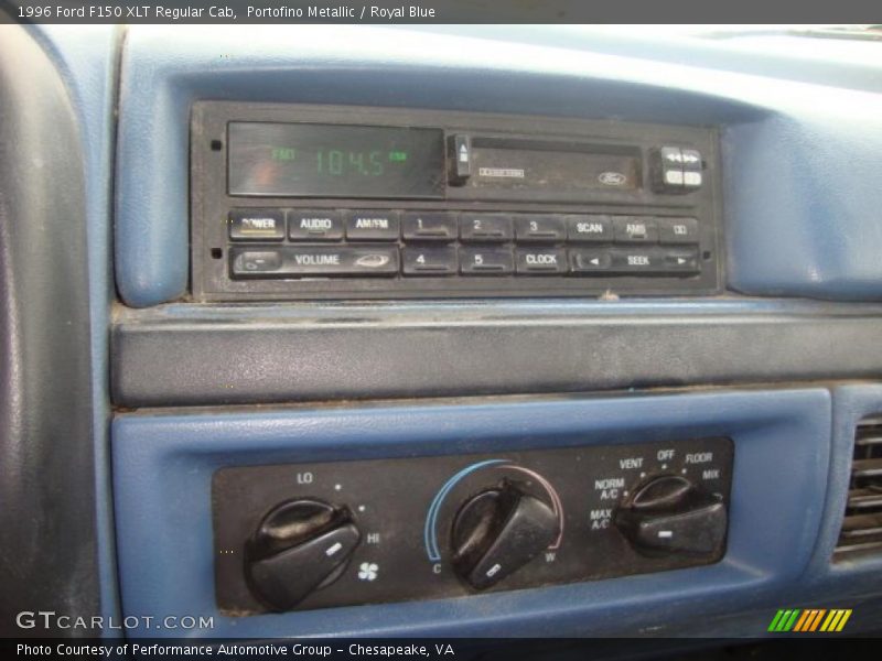 Portofino Metallic / Royal Blue 1996 Ford F150 XLT Regular Cab