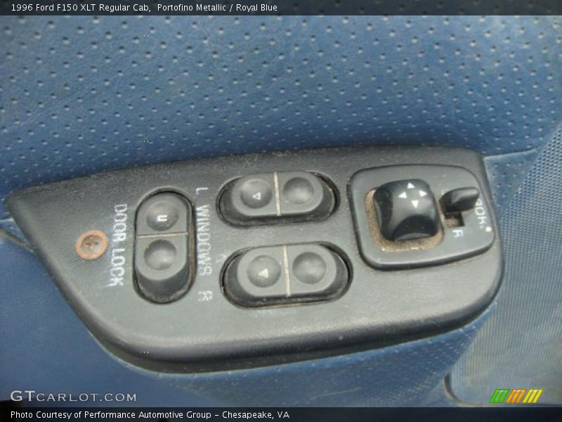 Portofino Metallic / Royal Blue 1996 Ford F150 XLT Regular Cab
