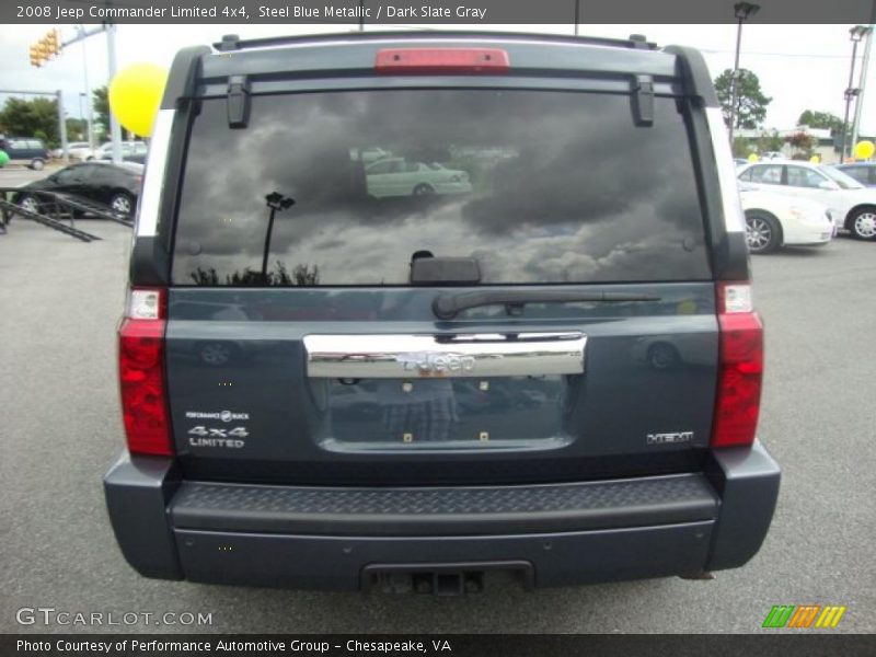 Steel Blue Metallic / Dark Slate Gray 2008 Jeep Commander Limited 4x4