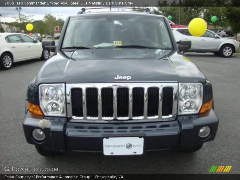 Steel Blue Metallic / Dark Slate Gray 2008 Jeep Commander Limited 4x4