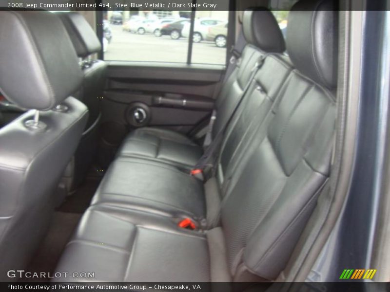 Steel Blue Metallic / Dark Slate Gray 2008 Jeep Commander Limited 4x4