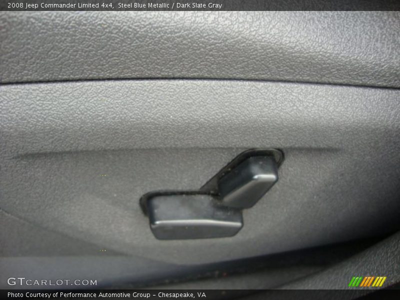 Steel Blue Metallic / Dark Slate Gray 2008 Jeep Commander Limited 4x4