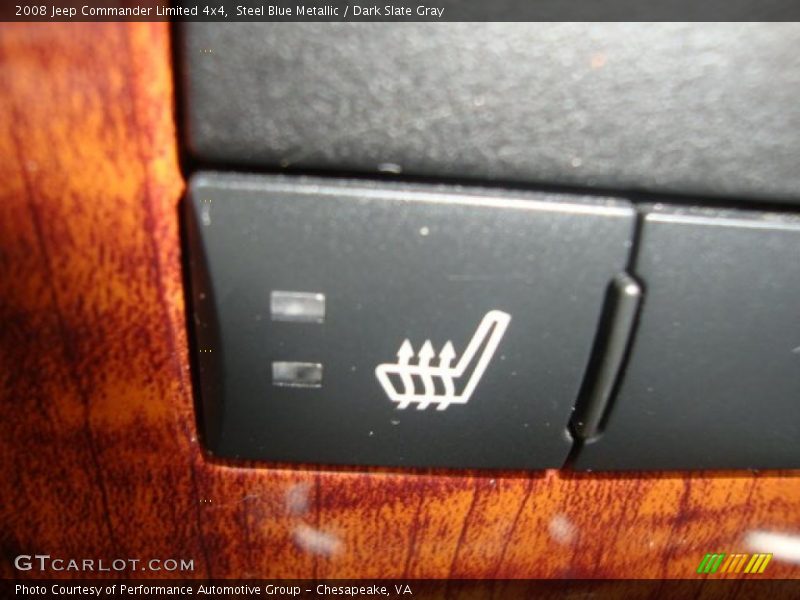 Steel Blue Metallic / Dark Slate Gray 2008 Jeep Commander Limited 4x4