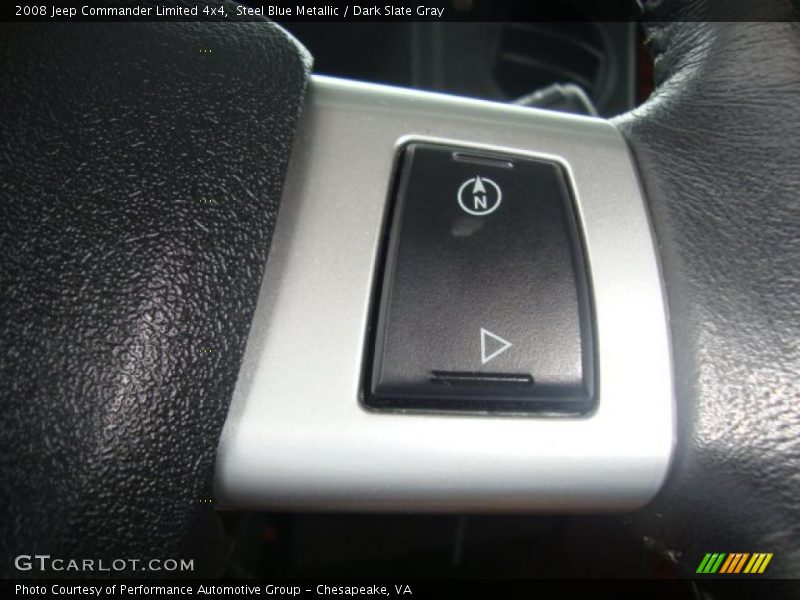 Steel Blue Metallic / Dark Slate Gray 2008 Jeep Commander Limited 4x4