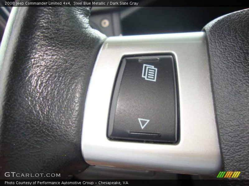 Steel Blue Metallic / Dark Slate Gray 2008 Jeep Commander Limited 4x4
