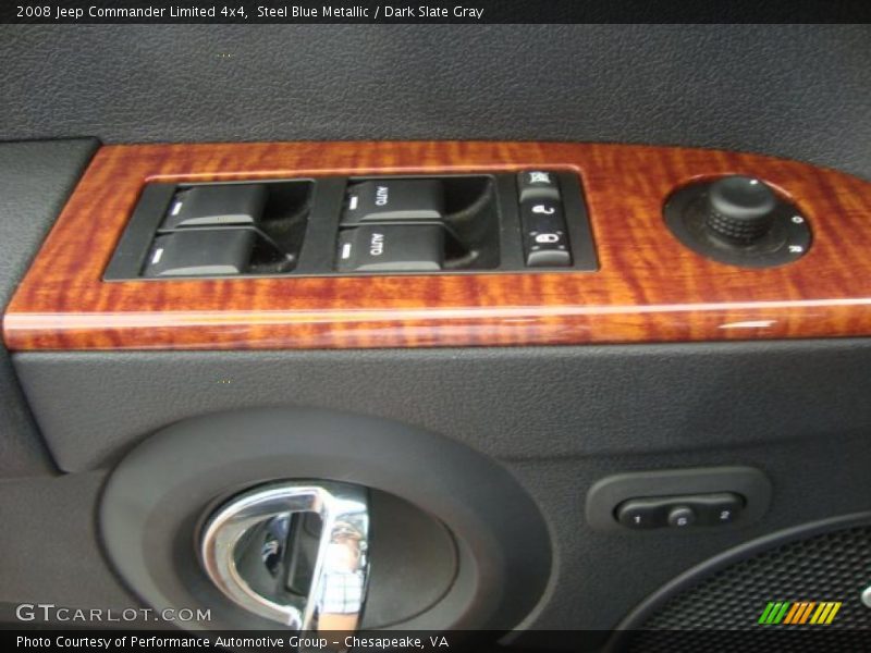 Steel Blue Metallic / Dark Slate Gray 2008 Jeep Commander Limited 4x4