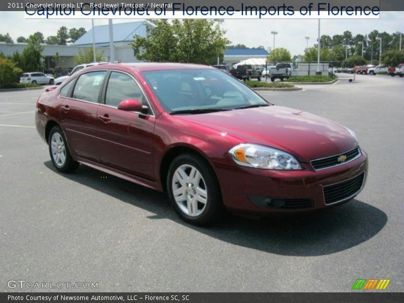 Red Jewel Tintcoat / Neutral 2011 Chevrolet Impala LT