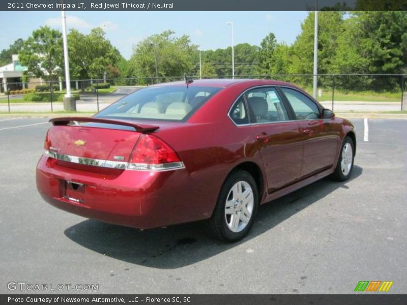 Red Jewel Tintcoat / Neutral 2011 Chevrolet Impala LT