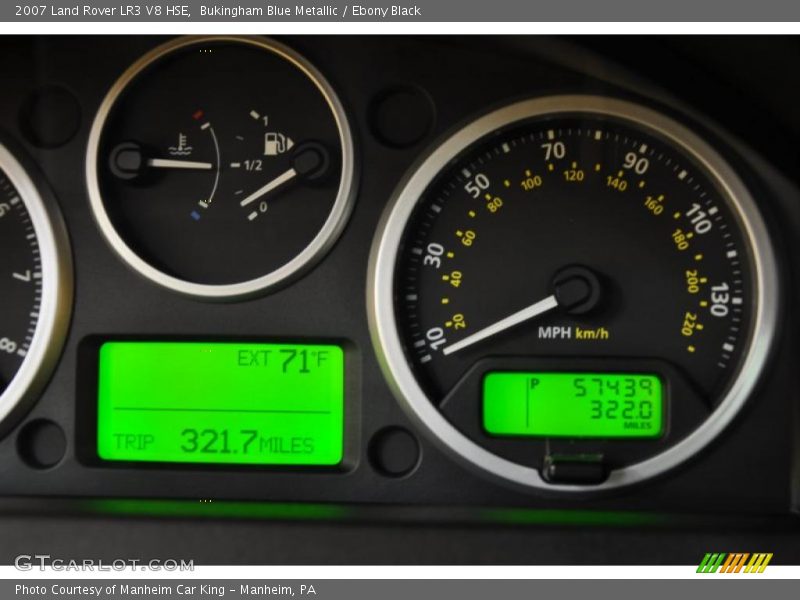 Bukingham Blue Metallic / Ebony Black 2007 Land Rover LR3 V8 HSE