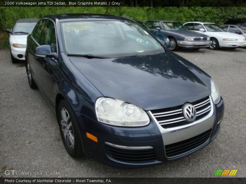 Blue Graphite Metallic / Grey 2006 Volkswagen Jetta TDI Sedan