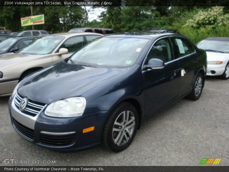 Blue Graphite Metallic / Grey 2006 Volkswagen Jetta TDI Sedan