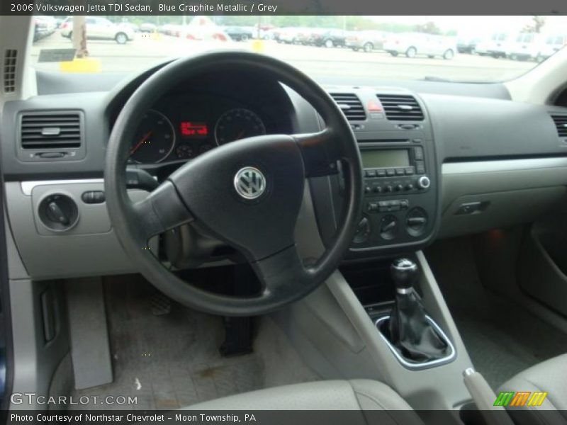 Blue Graphite Metallic / Grey 2006 Volkswagen Jetta TDI Sedan