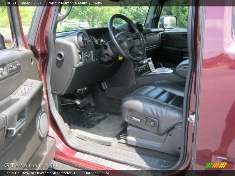 Twilight Maroon Metallic / Ebony 2006 Hummer H2 SUT