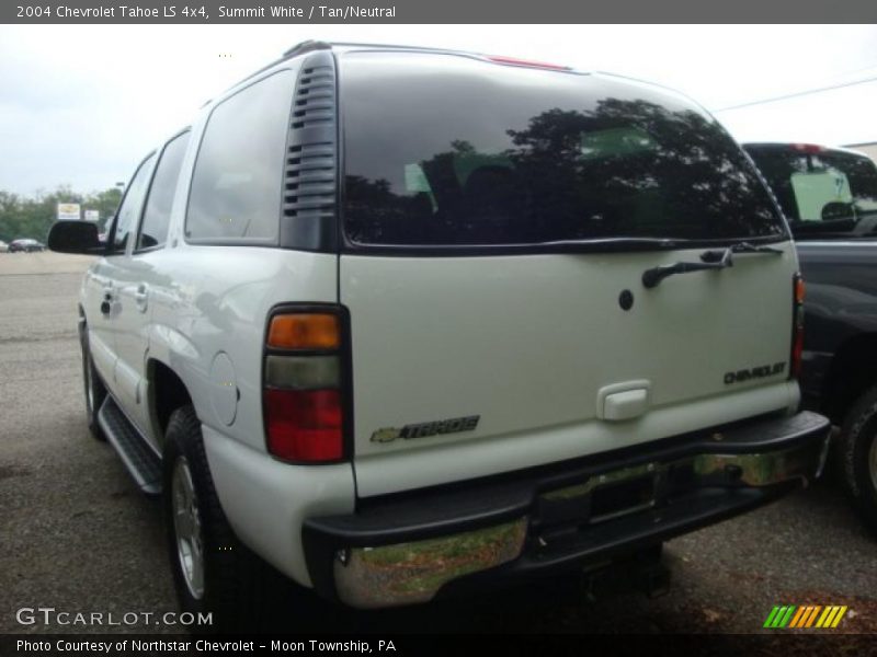 Summit White / Tan/Neutral 2004 Chevrolet Tahoe LS 4x4