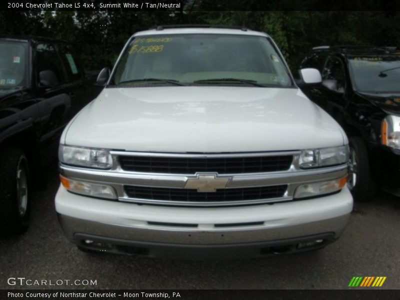 Summit White / Tan/Neutral 2004 Chevrolet Tahoe LS 4x4
