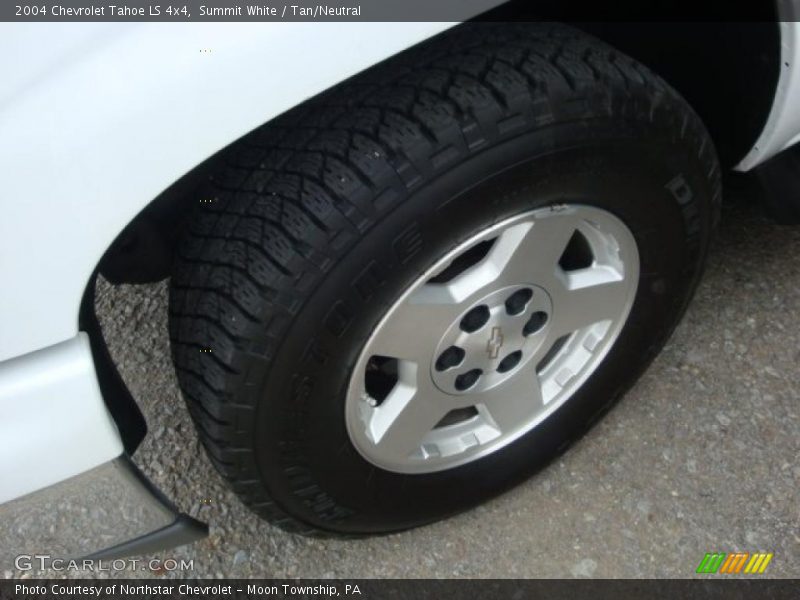 Summit White / Tan/Neutral 2004 Chevrolet Tahoe LS 4x4