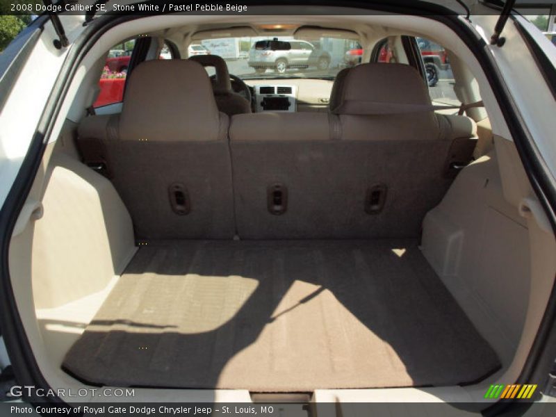 Stone White / Pastel Pebble Beige 2008 Dodge Caliber SE