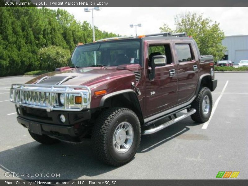 Twilight Maroon Metallic / Ebony 2006 Hummer H2 SUT