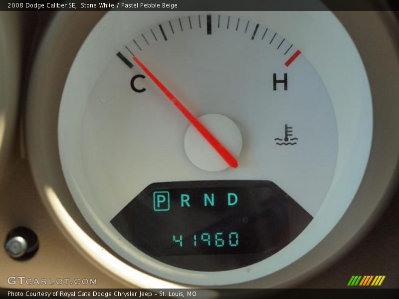 Stone White / Pastel Pebble Beige 2008 Dodge Caliber SE
