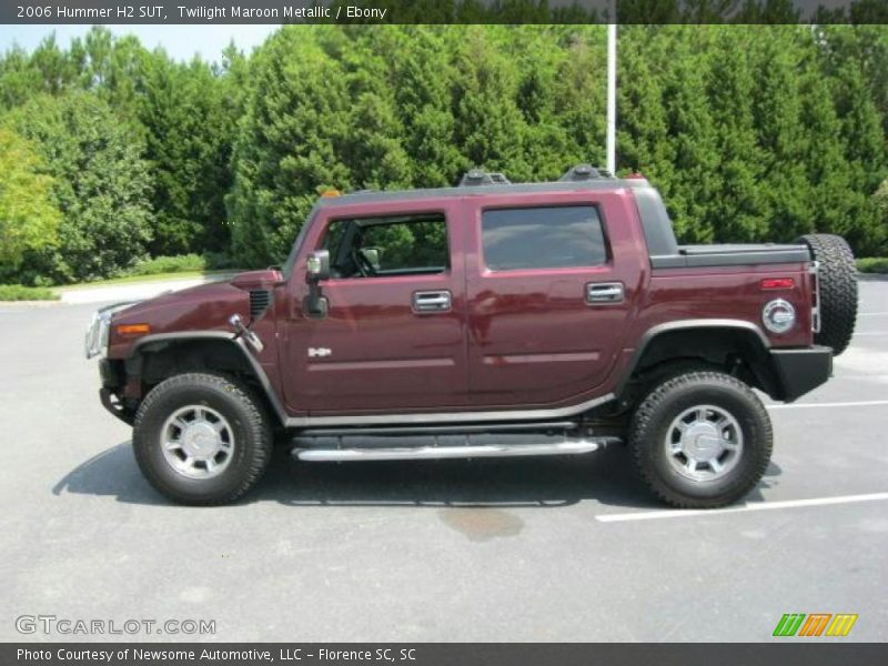 Twilight Maroon Metallic / Ebony 2006 Hummer H2 SUT