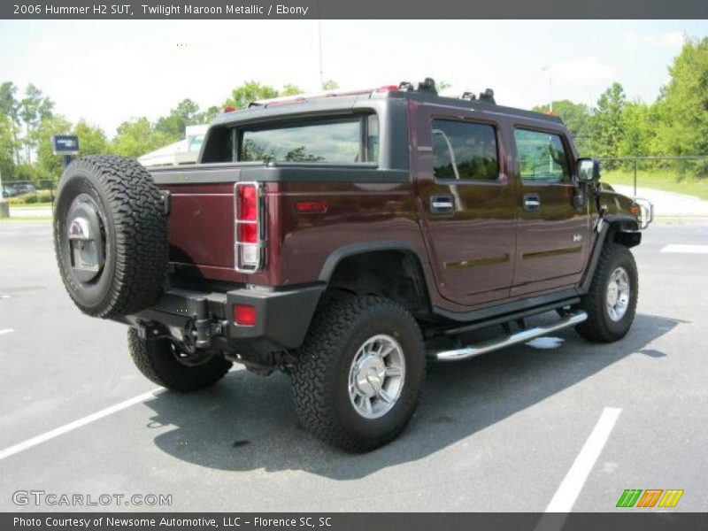 Twilight Maroon Metallic / Ebony 2006 Hummer H2 SUT