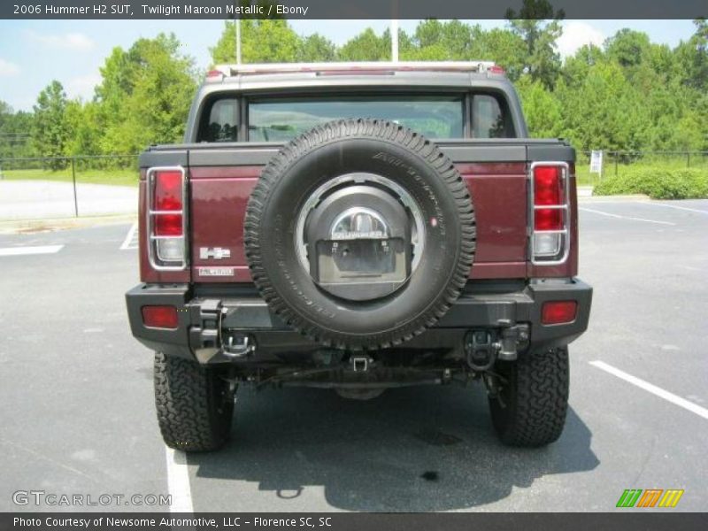 Twilight Maroon Metallic / Ebony 2006 Hummer H2 SUT