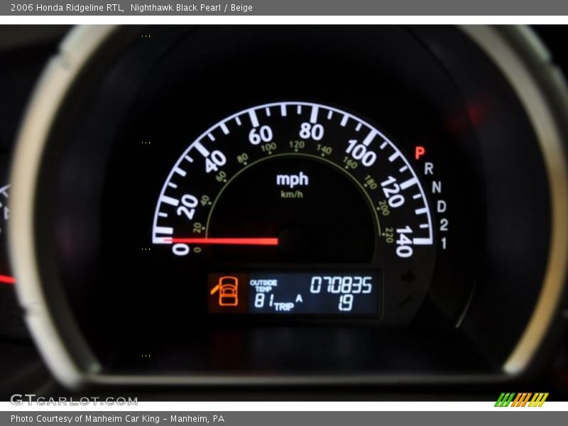 Nighthawk Black Pearl / Beige 2006 Honda Ridgeline RTL