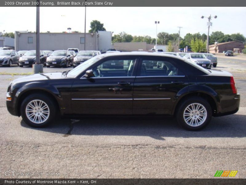 Brilliant Black / Dark Slate Gray 2009 Chrysler 300 Touring