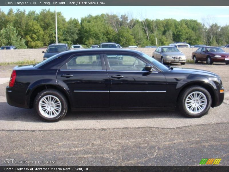 Brilliant Black / Dark Slate Gray 2009 Chrysler 300 Touring
