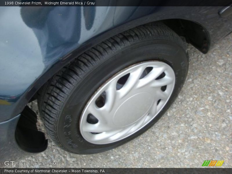 Midnight Emerald Mica / Gray 1998 Chevrolet Prizm