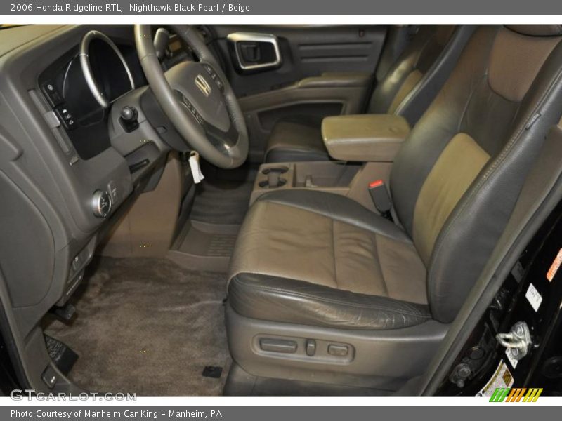 Nighthawk Black Pearl / Beige 2006 Honda Ridgeline RTL