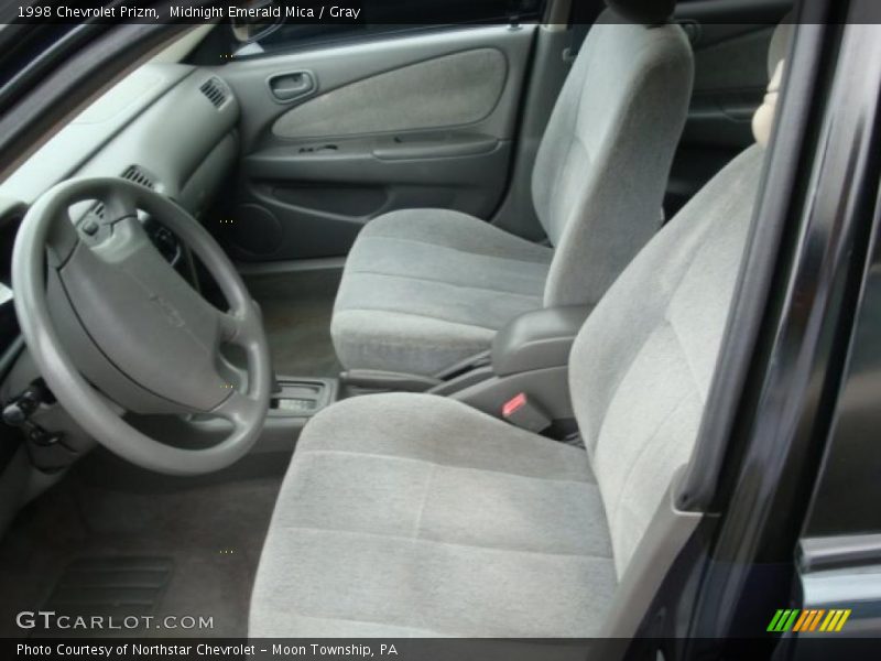 Midnight Emerald Mica / Gray 1998 Chevrolet Prizm
