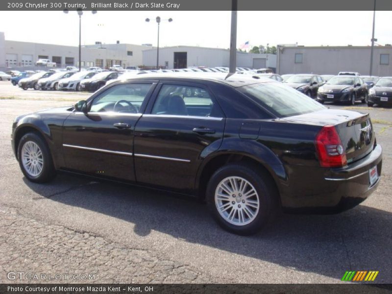Brilliant Black / Dark Slate Gray 2009 Chrysler 300 Touring