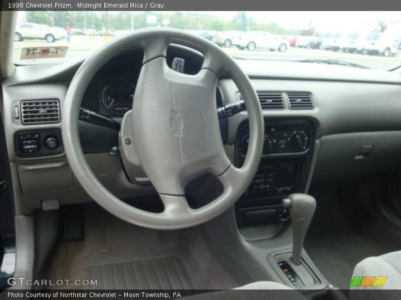Midnight Emerald Mica / Gray 1998 Chevrolet Prizm