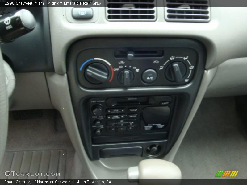 Midnight Emerald Mica / Gray 1998 Chevrolet Prizm