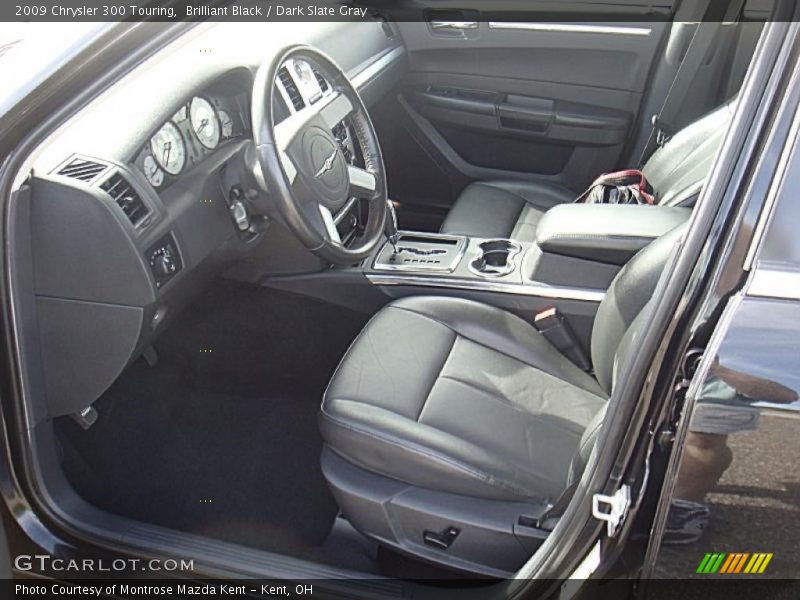 Brilliant Black / Dark Slate Gray 2009 Chrysler 300 Touring