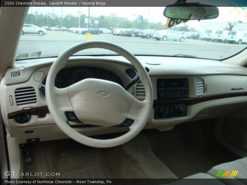 Sandrift Metallic / Neutral Beige 2003 Chevrolet Impala