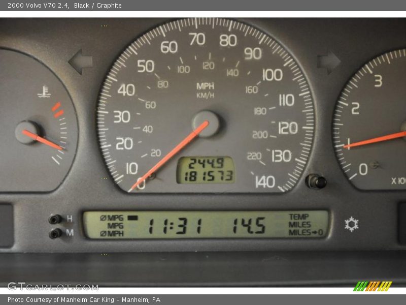 Black / Graphite 2000 Volvo V70 2.4