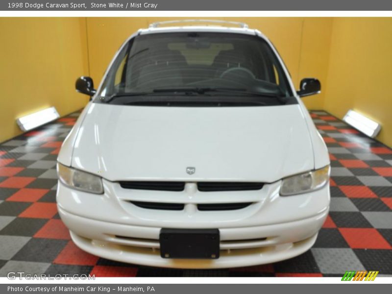 Stone White / Mist Gray 1998 Dodge Caravan Sport