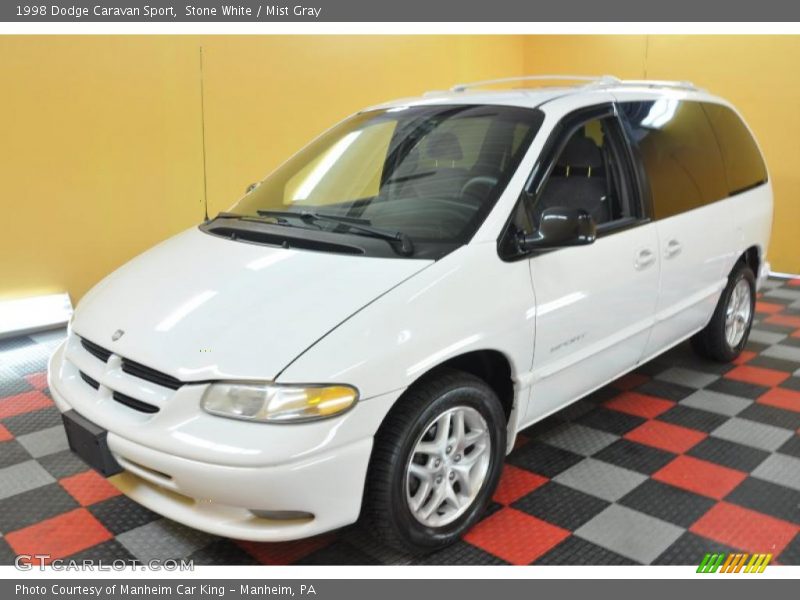Stone White / Mist Gray 1998 Dodge Caravan Sport