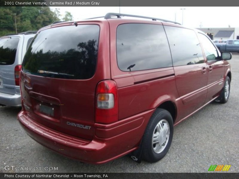 Carmine Red / Medium Gray 2001 Chevrolet Venture