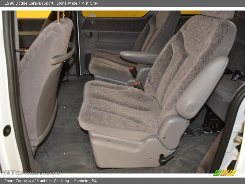 Stone White / Mist Gray 1998 Dodge Caravan Sport