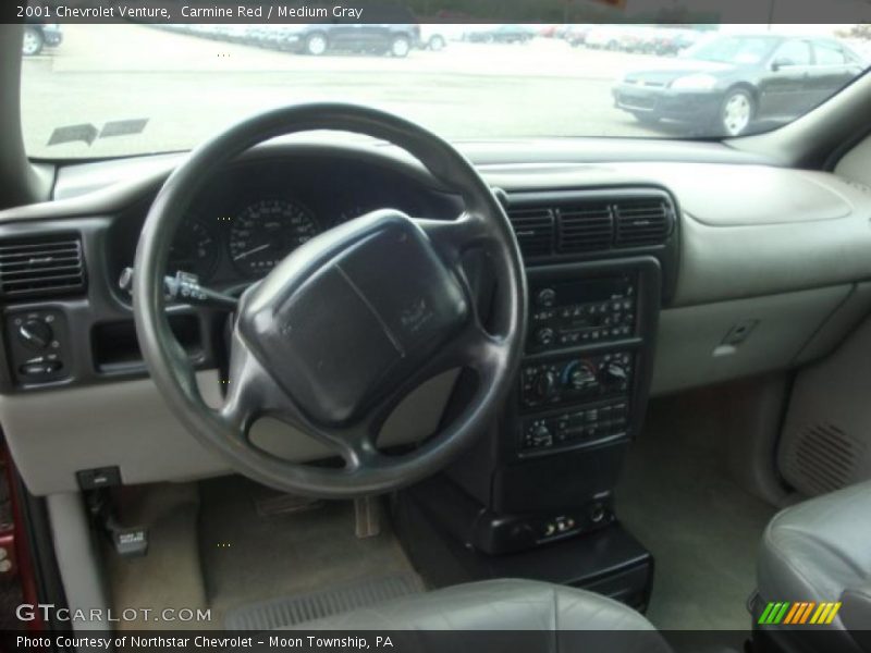 Carmine Red / Medium Gray 2001 Chevrolet Venture