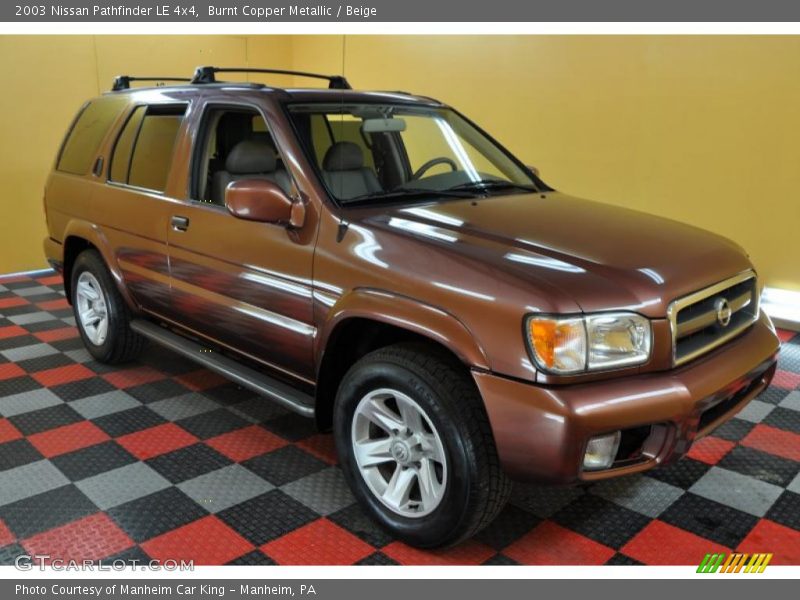 Burnt Copper Metallic / Beige 2003 Nissan Pathfinder LE 4x4