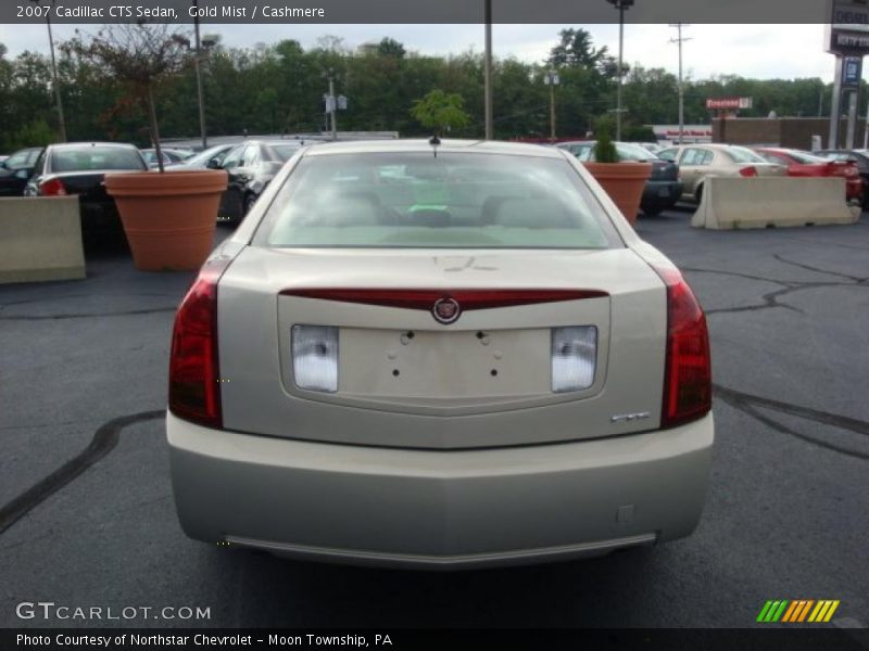 Gold Mist / Cashmere 2007 Cadillac CTS Sedan