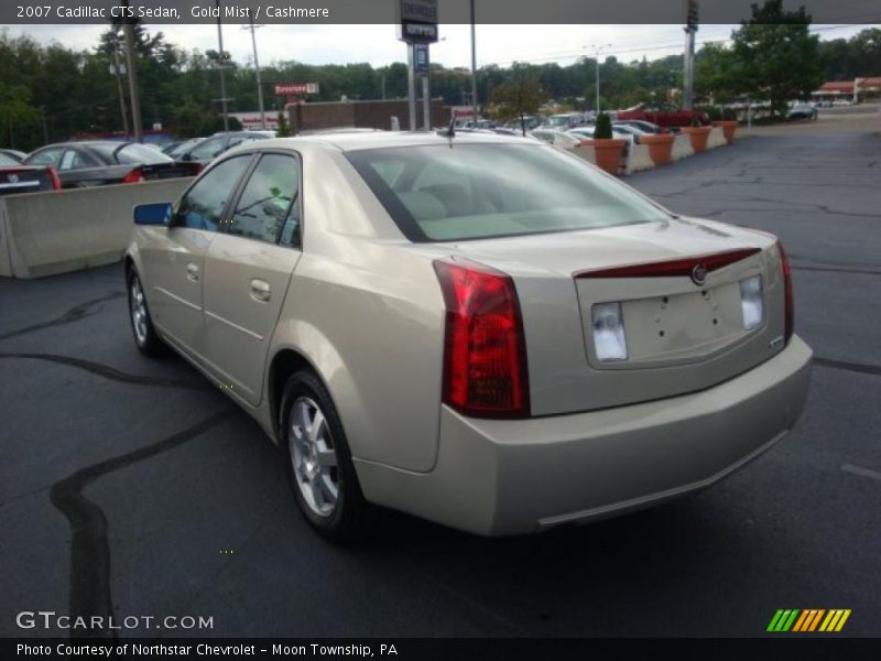 Gold Mist / Cashmere 2007 Cadillac CTS Sedan