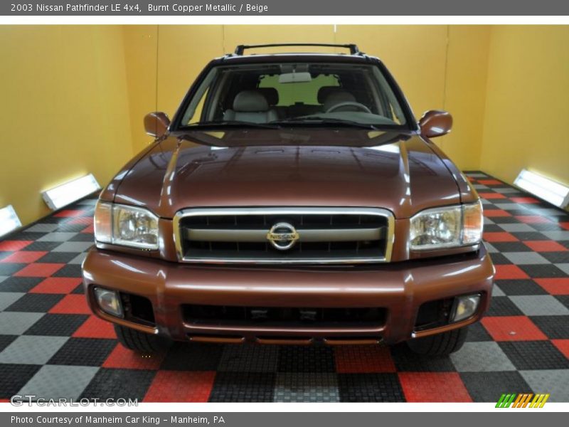 Burnt Copper Metallic / Beige 2003 Nissan Pathfinder LE 4x4